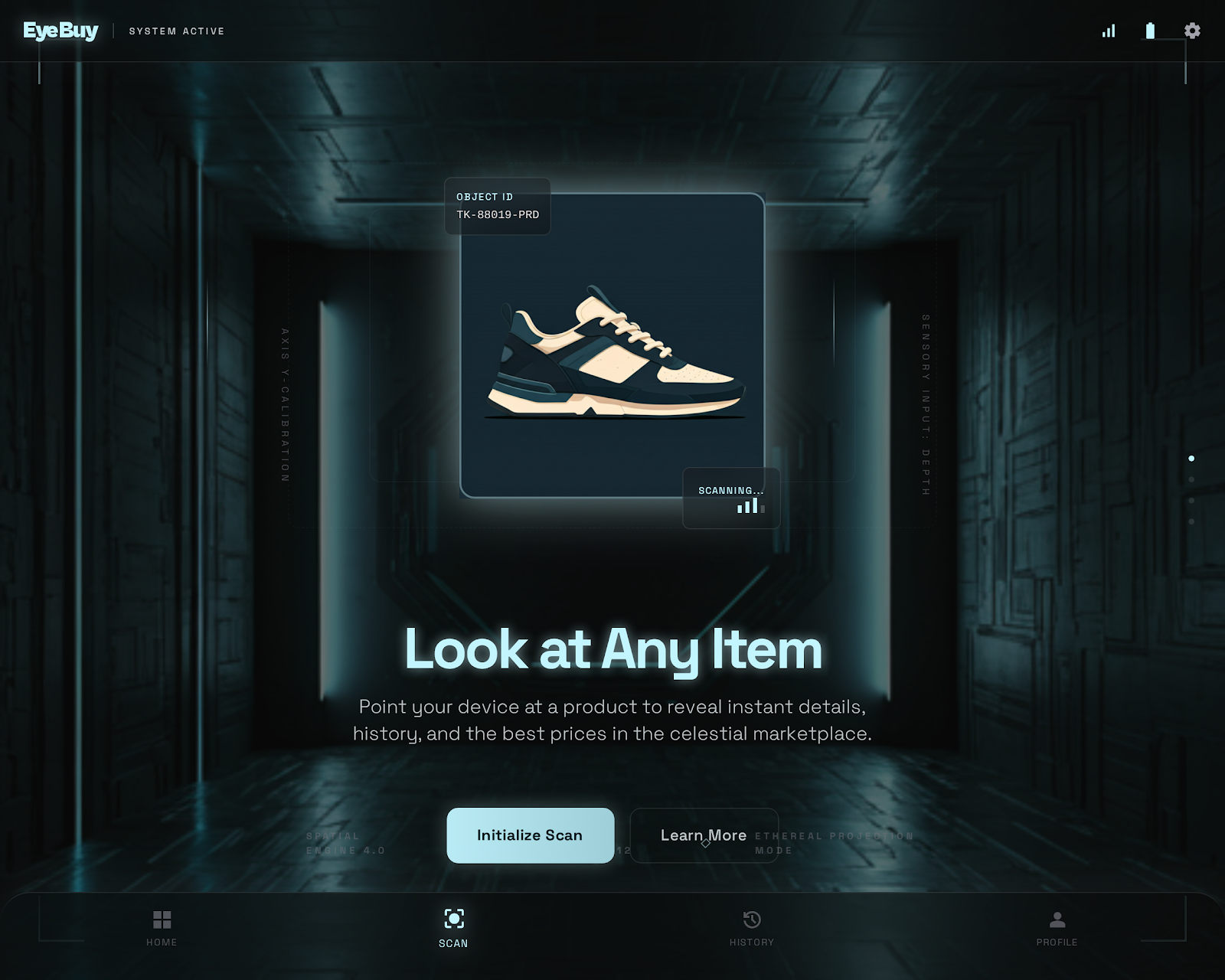 EyeBuy Onboarding — Look Screen